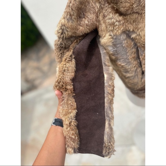 Rabbit fur jacket size 12 - Picture 6 of 8